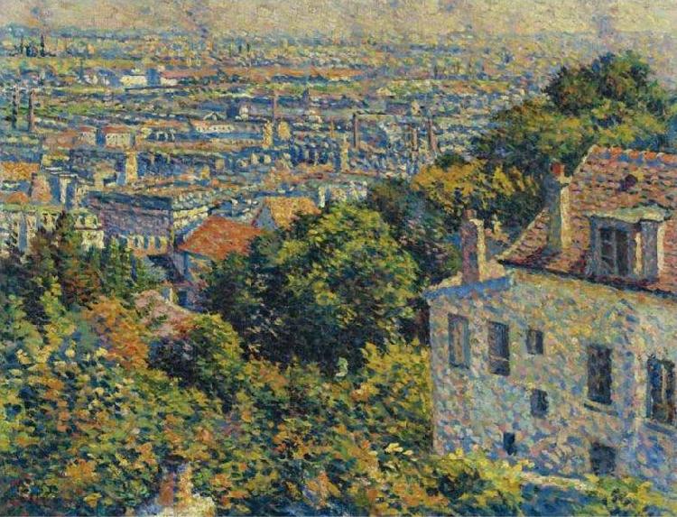 Maximilien Luce Montmartre, de la rue Cortot, vue vers saint-denis Germany oil painting art